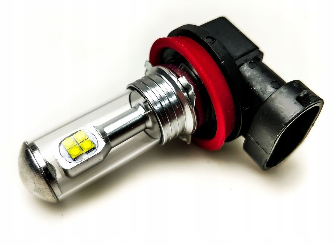 H8 H9 H11 LED 8x CREE XBD ultra white 6000K, 8000LM, passive cooling, 2 pcs