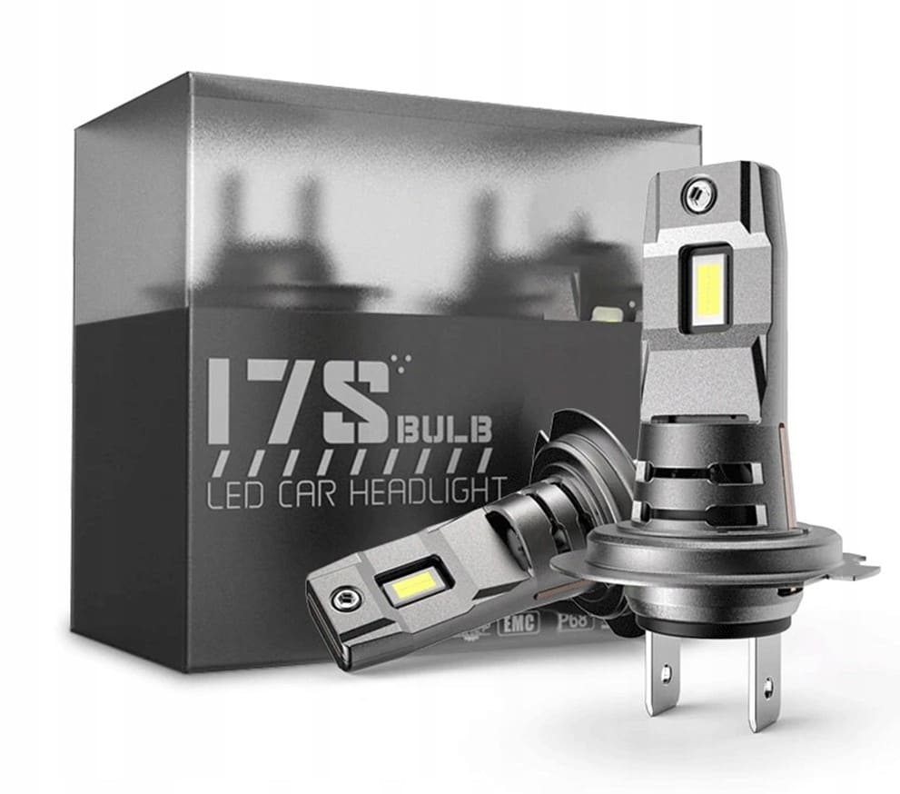 LED H7-lampor 6000K 4000 lumen med aktiv kylning och IP68 vattentät klassning, Interlook I7S