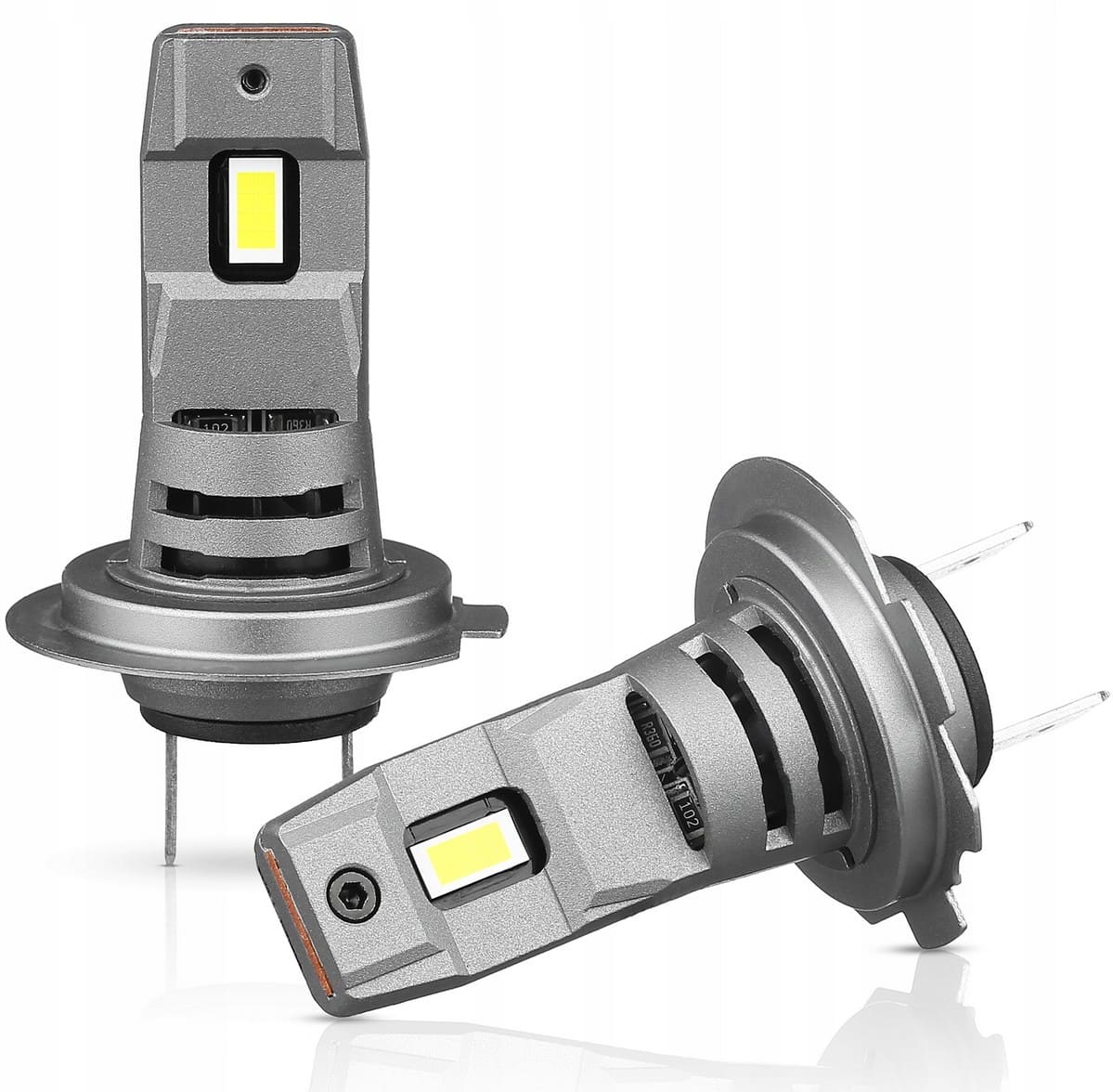 LED H7-lampor 6000K 4000 lumen med aktiv kylning och IP68 vattentät klassning, Interlook I7S