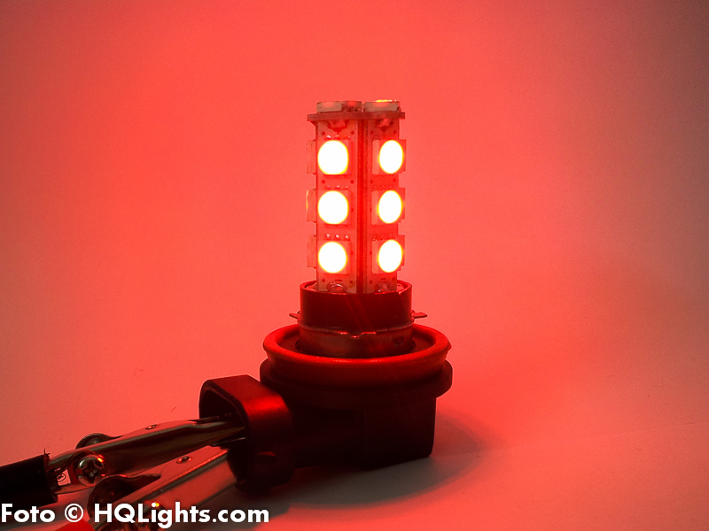 H8 LED lamp, 18 leds, 2 lamps