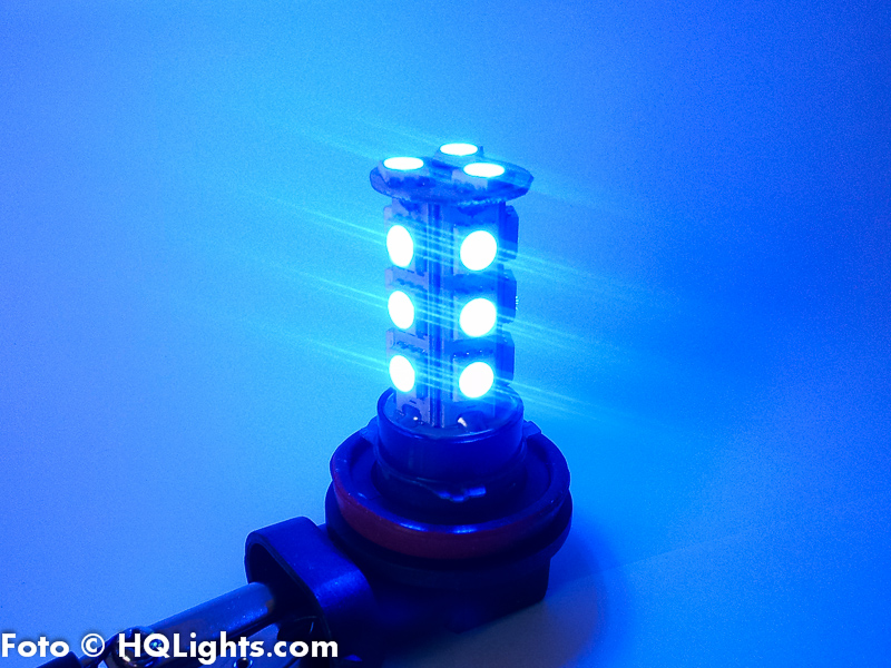 H8 LED lamp, 18 leds, 2 lamps
