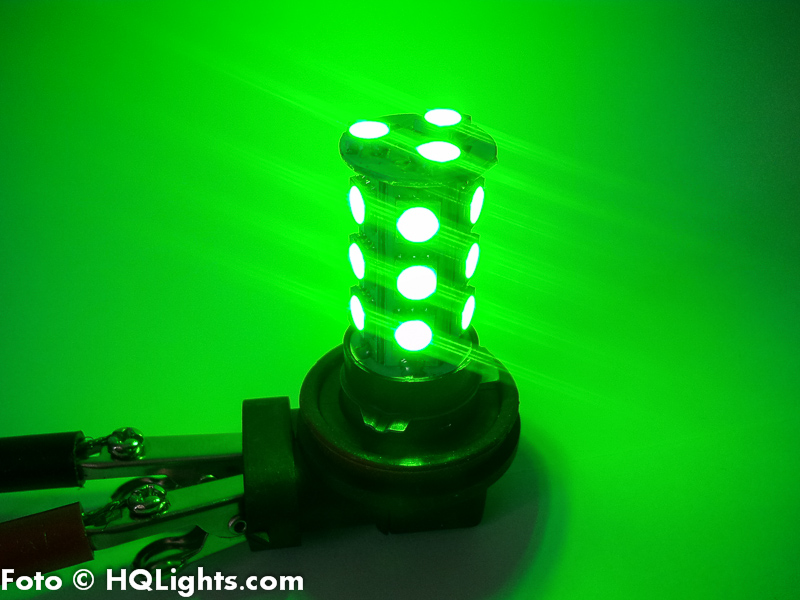 H8 LED lamp, 18 leds, 2 lamps