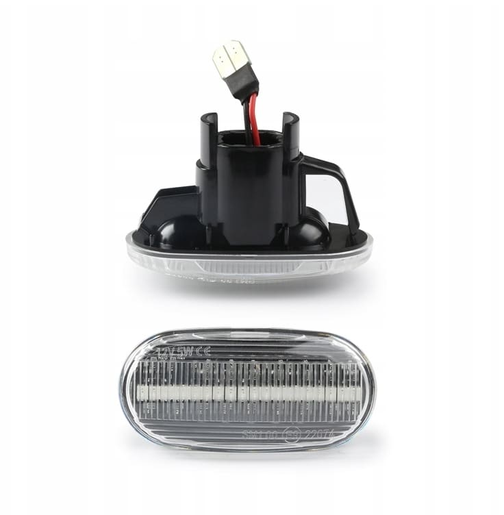 White LED indicators, Orange Turn Lights, 2 pcs, walking light, for Honda