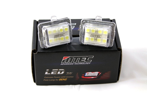MT-614 MTEC Mercedes Benz LED License Plate Light