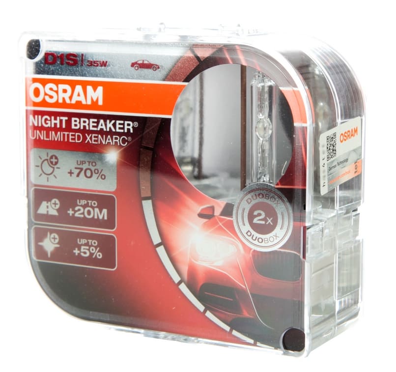 Osram D1S, 2 lamps, Night Breaker Laser 200%