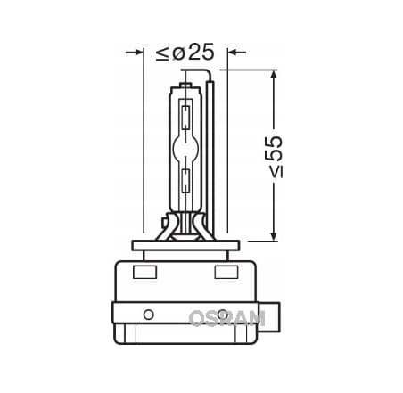 Osram D1S, 2 lamps, Night Breaker Laser 200%
