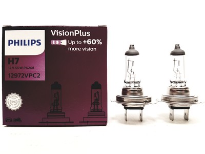 PHILIPS VISION PLUS +60% H7 12V 55W PX26D BOX