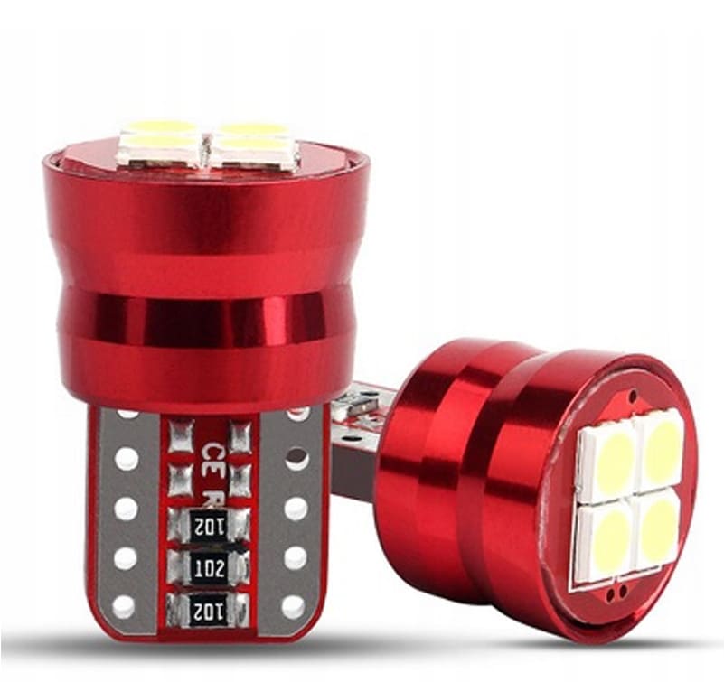 T10 5W5 powerfull LED (4xSMD 3030), Canbus, 2 in each pack