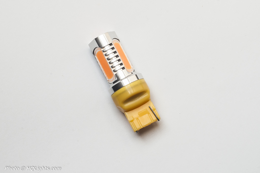 LED bulb T20 W21W with 4 CREE LED diodes and metal base for Subaru and Japanese car models