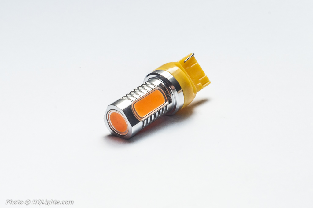 LED bulb T20 W21W with 4 CREE LED diodes and metal base for Subaru and Japanese car models
