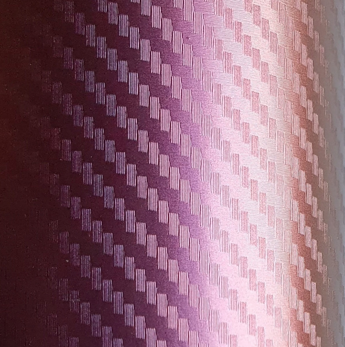Wrapping vinyl foil , 3D carbon fibre look, chameleon color gold-pink, price for 10 x 152 cm