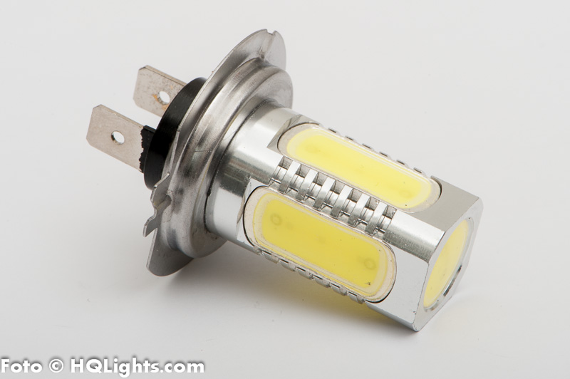 H7 Xtreme LED, extra powerfull 7.5W 400LM, 5 led, white 6000K (1 lamp)