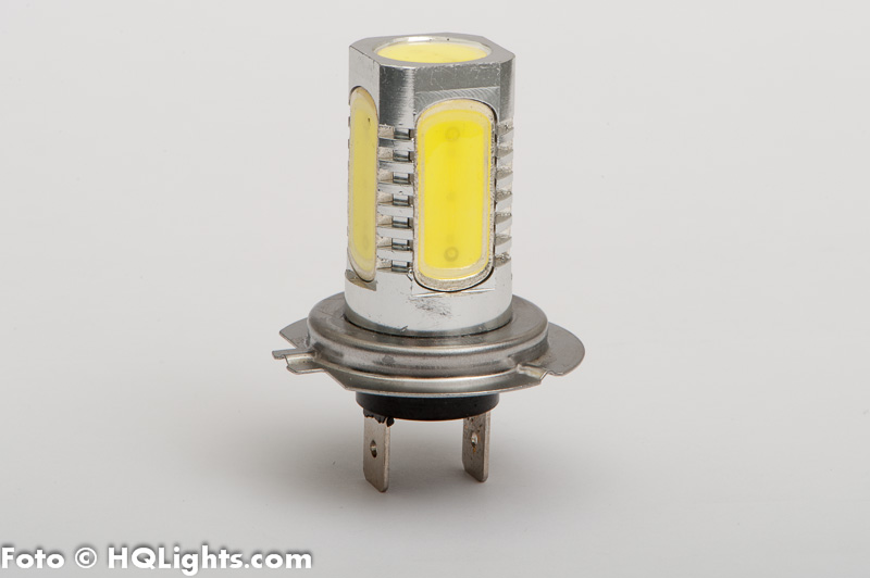 H7 Xtreme LED, extra powerfull 7.5W 400LM, 5 led, white 6000K (1 lamp)
