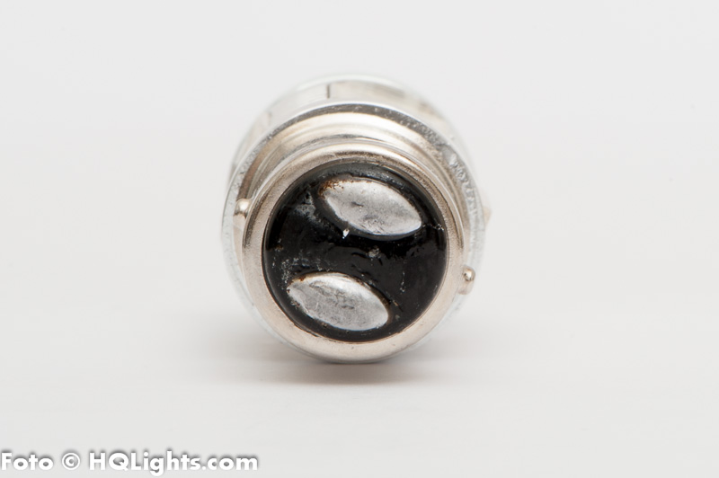BAZ15D Xtreme LED, extra stark, 5 led, CREE, röd 24v (1st) bromsljus