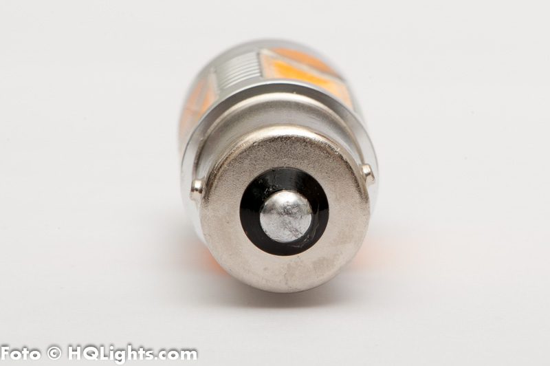 BAU15S (PY21W)  Xtreme LED, extra stark, 5 led, CREE, gul/orange 24v (1st)