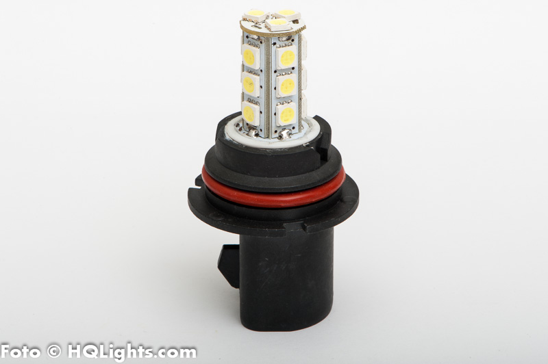 9004 LED, 18 leds, 2 lamps, white 6000k
