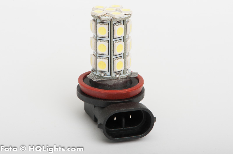 H8 LED lamp, 27 leds, 2 lamps