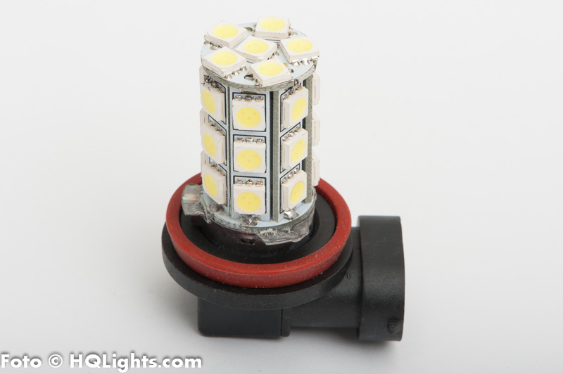 H8 LED lamp, 27 leds, 2 lamps