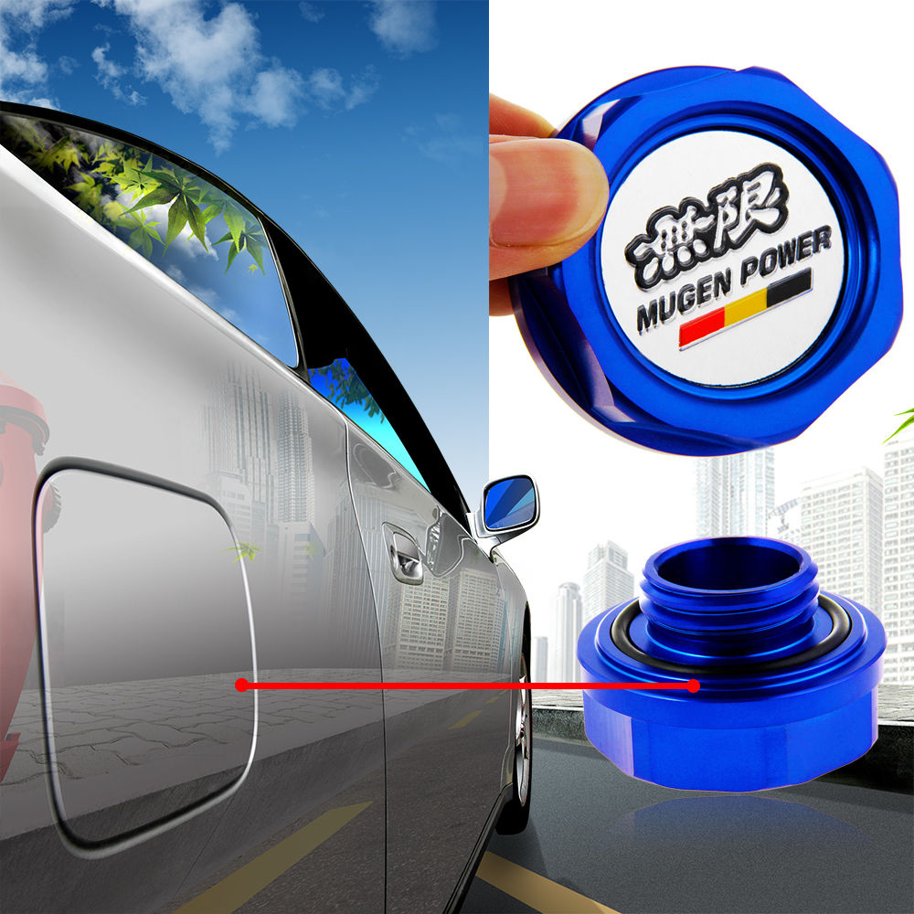 Mugen Engine Oil Fuel Filler Filter Tank Cap Cover Plug Aluminium For Honda