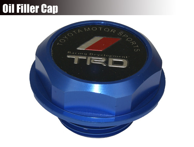 TRD aluminium engine oil fuel filler cap cover for Toyota, Lexus, Scion