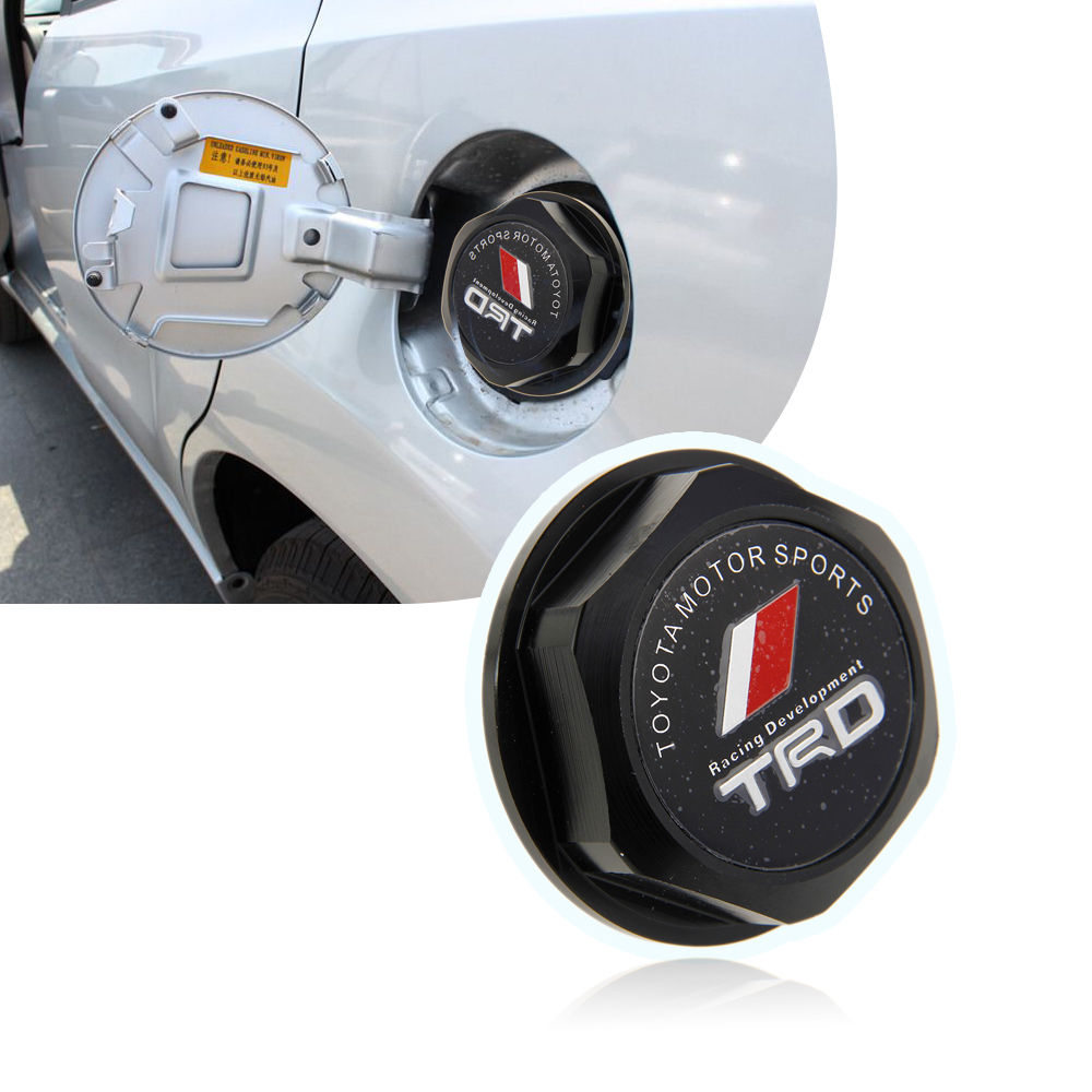 TRD aluminium engine oil fuel filler cap cover for Toyota, Lexus, Scion