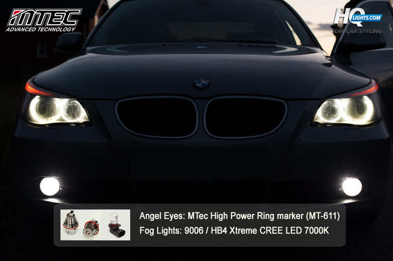 H4 CREE LED 5W, white 7000K, 1 lamp