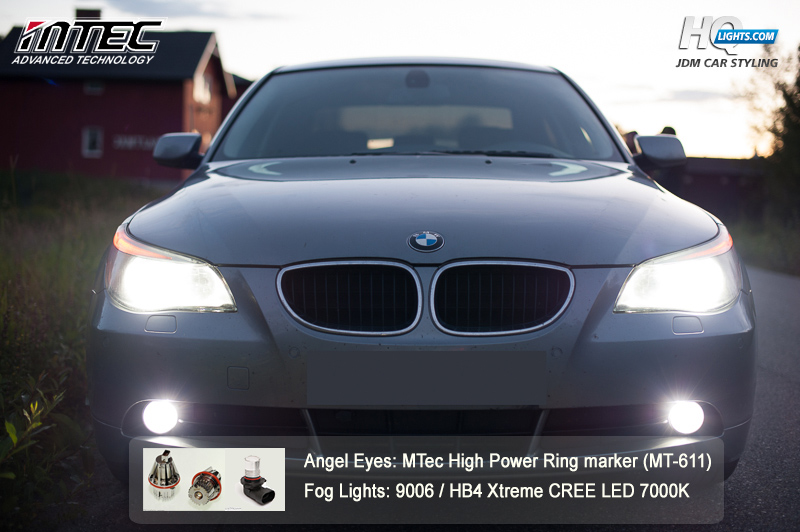 H4 CREE LED 5W, white 7000K, 1 lamp