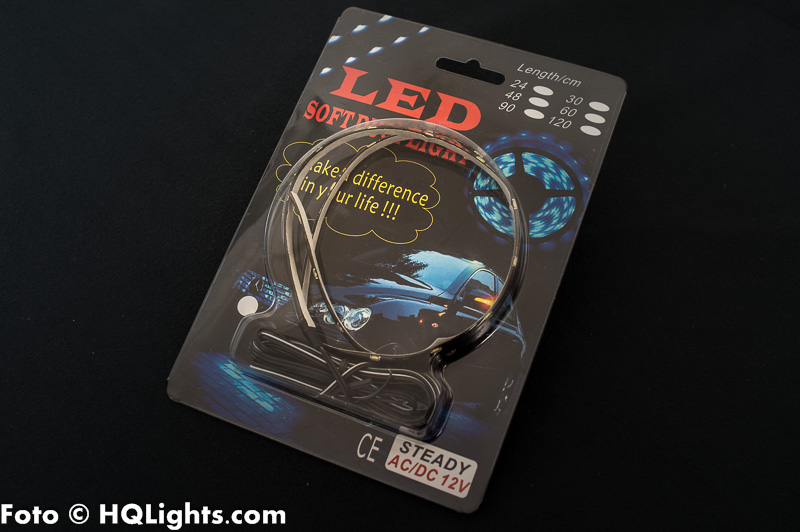 LED Soft Light stripe, 60cm, 27 LED, 12V, 6 mm small