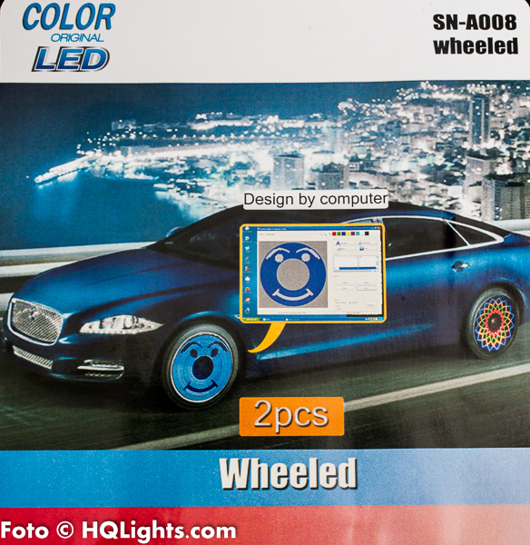 Spoke Light - USB Programmable LED Car wheel light RGB