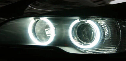 Angel Eyes Halo 4 Rings, CCFL, white 7000K. BMW E36 E38 E39 E46 and other cars