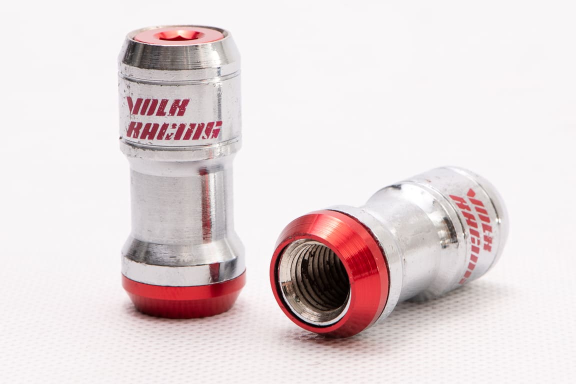 Rays Volk Racing Wheel nuts M12 x 45 mm 60°, steel, 20 pcs incl. adapter and tool