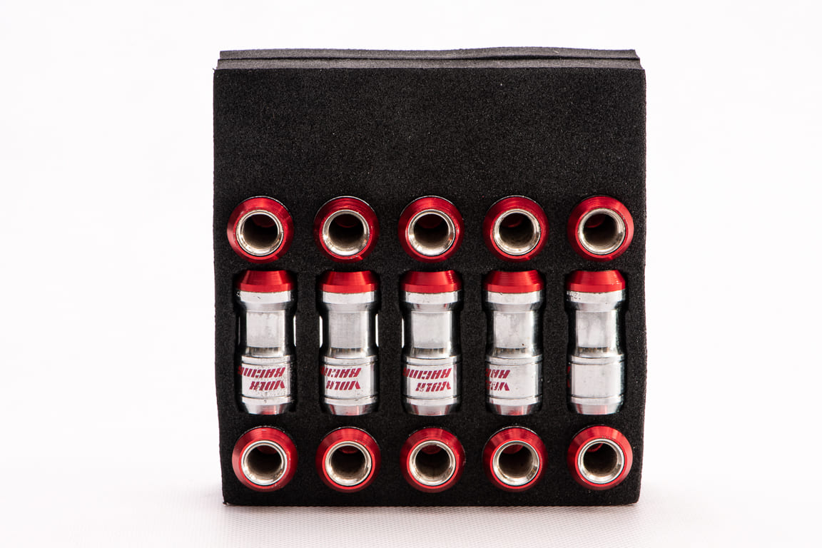 Rays Volk Racing Wheel nuts M12 x 45 mm 60°, steel, 20 pcs incl. adapter and tool