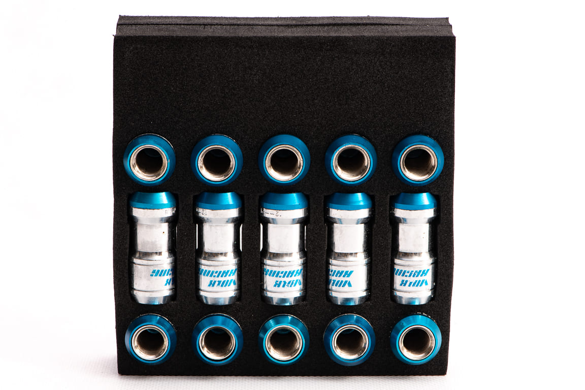 Rays Volk Racing Wheel nuts M12 x 45 mm 60°, steel, 20 pcs incl. adapter and tool