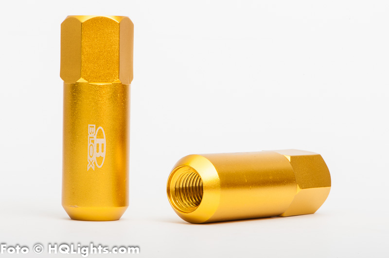 Wheel Nuts Blox M12 1.25, 6cm, round, aluminium (20 pcs)
