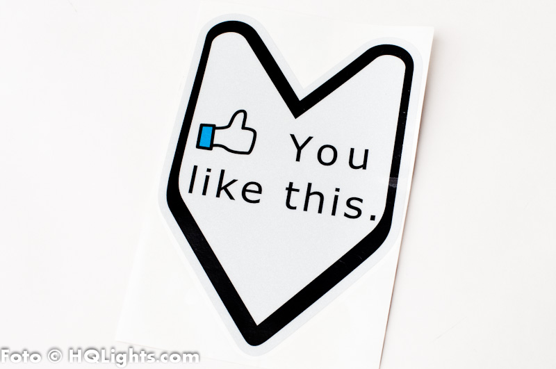 Sticker JDM You Like This reflex, 155x110mm