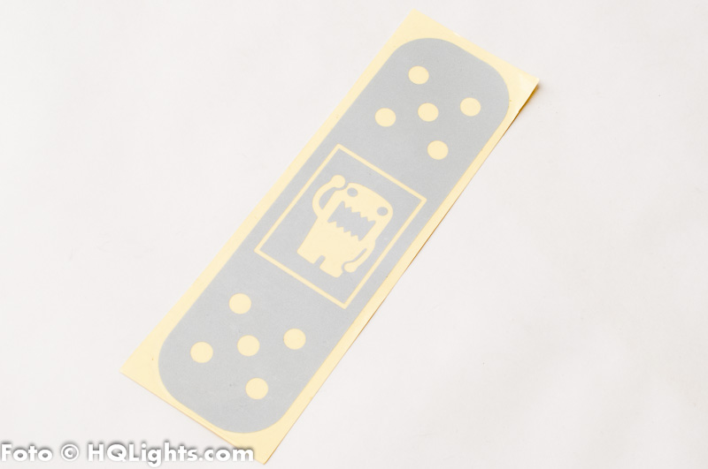 Sticker Band-Aid JDM, large, silver reflex, 200x60mm