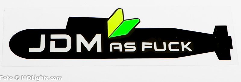 Sticker Submarine JDM As Fuck, 180x50mm
