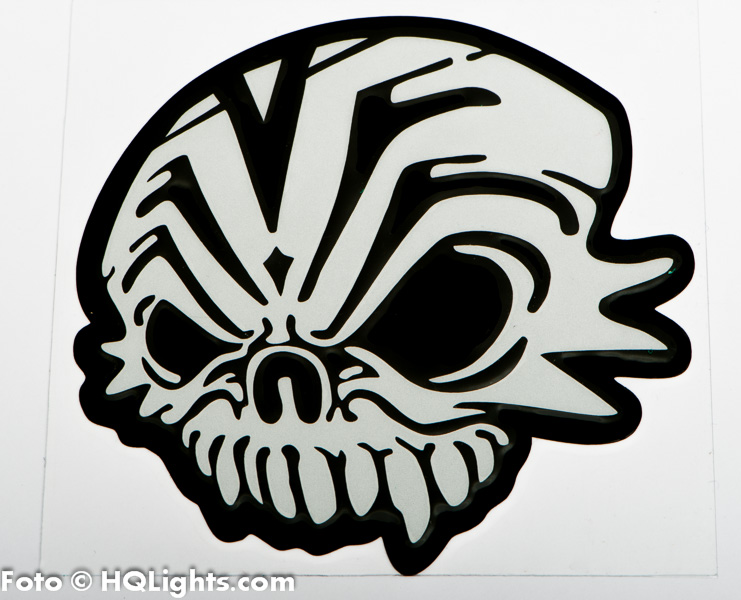 Sticker Skull, 100x100mm
