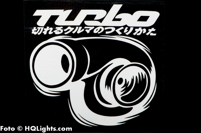 Klistermärke Turbo, 120x120mm