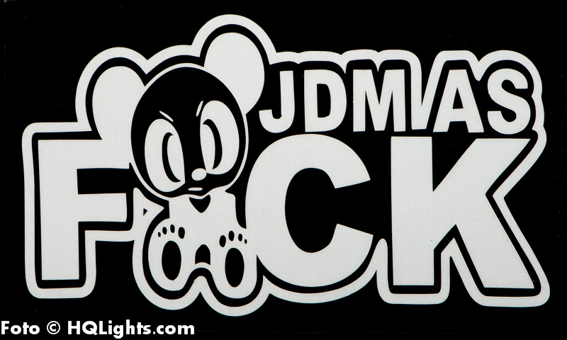Sticker JDM As Fuck, 150x60mm