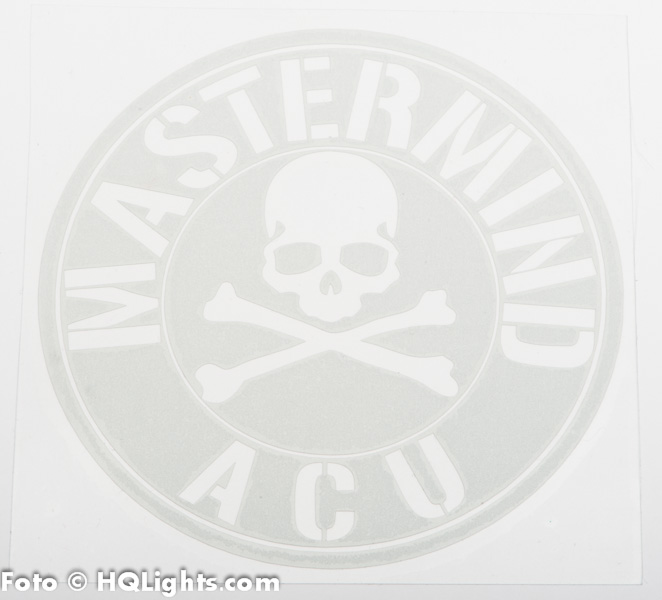 Klistermärke Mastermind ACU, 100x100mm