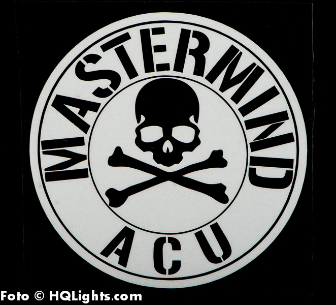 Klistermärke Mastermind ACU, 100x100mm