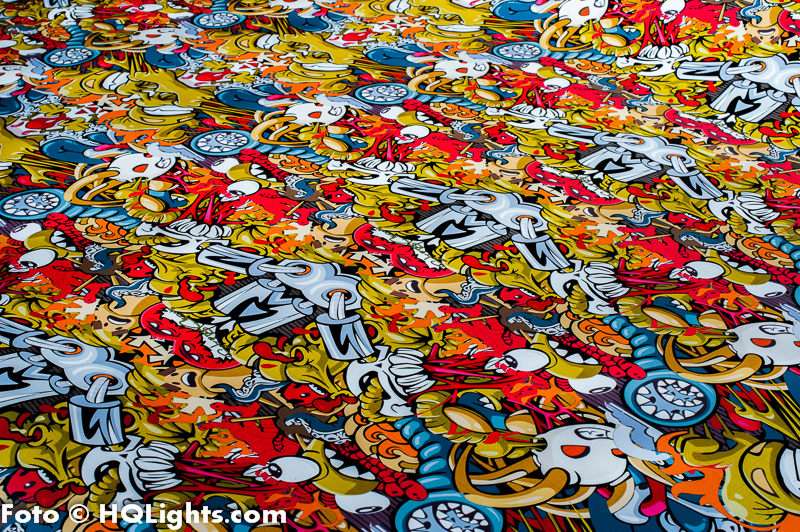 Vinylfolie, teckande monster, 40x152 cm