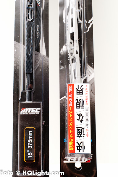 Mtec Racig Sports Wiper Blades, silver (1 blade)