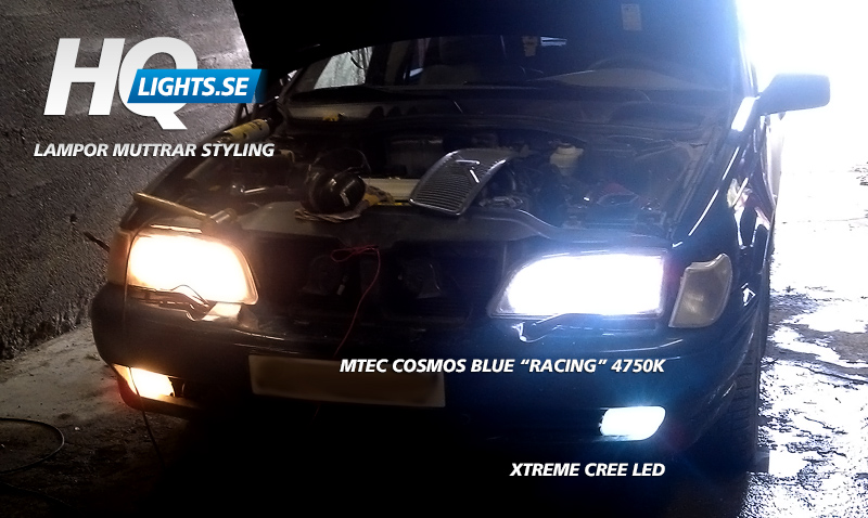 Mtec 9005 HB3 Cosmos Blue White, Racing Halogen Bulbs 100W 4750K