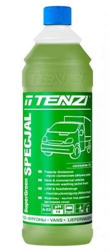 Active Foam Cleaner for Delivery Trucks 1L, High Efficiency, Protective Shine, TENZI Super Green Specjal