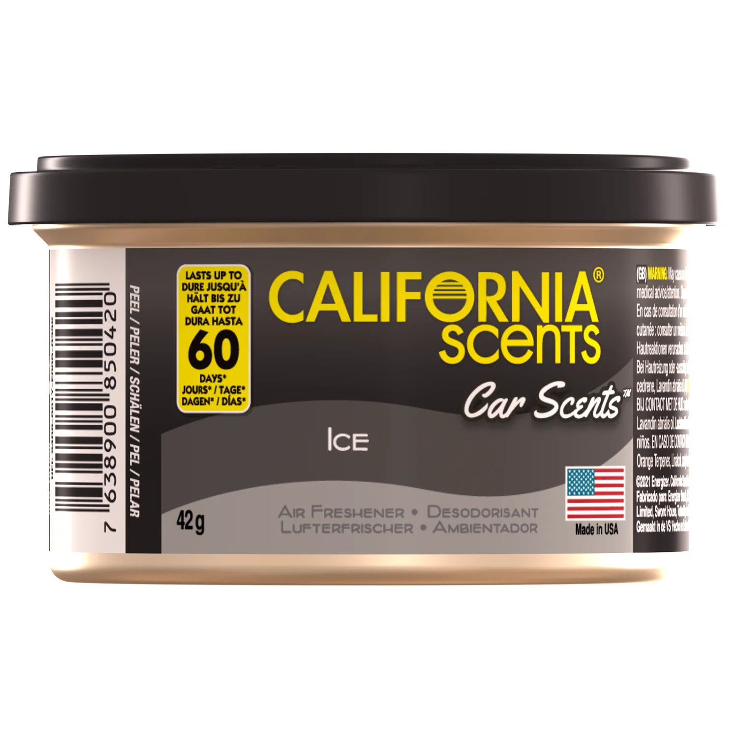 California Scents Bildoft Is luftfräschare doftbehållare för fordonskupp
