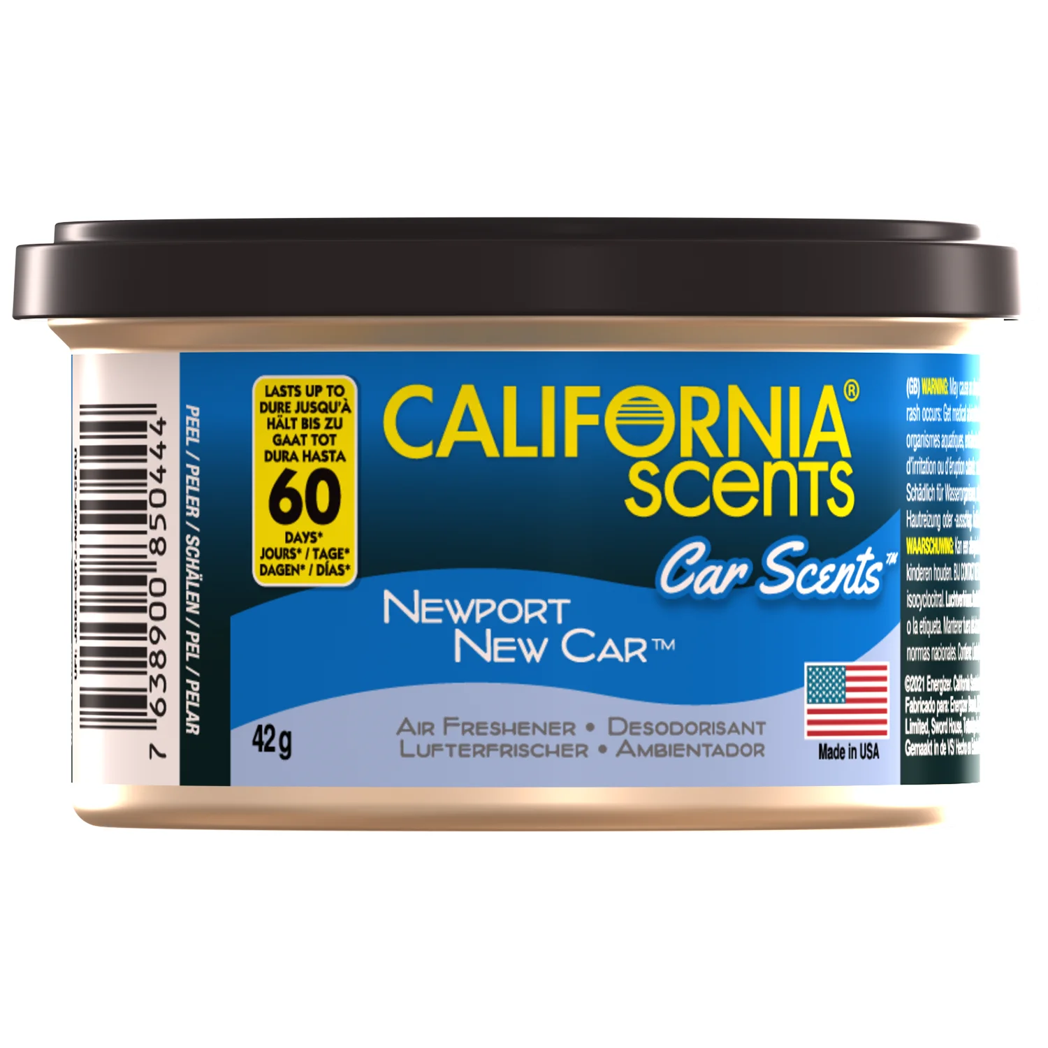 California Scents Luftfräschare Ny Bil Doft för fordonskupé
