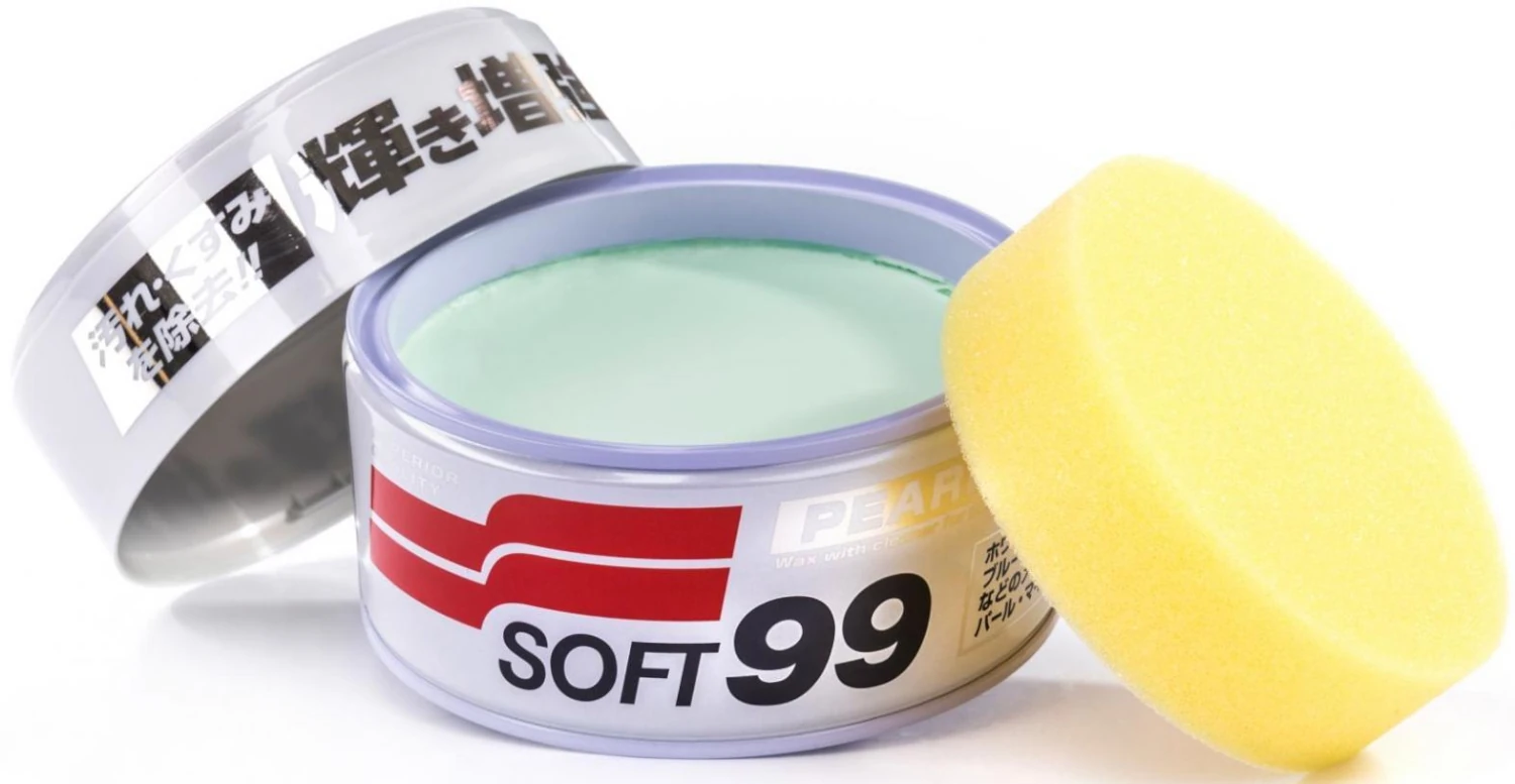 Bilvax SOFT99 320g burk för metallic- och pärleffektlack, hydrofob högblank yta