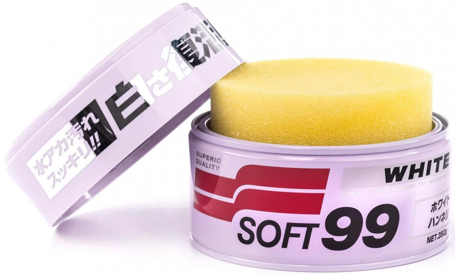Bilvax 350g Högblank Vattenspottsborttagare Hydrofobisk Beläggning för Ljus Lack, SOFT99